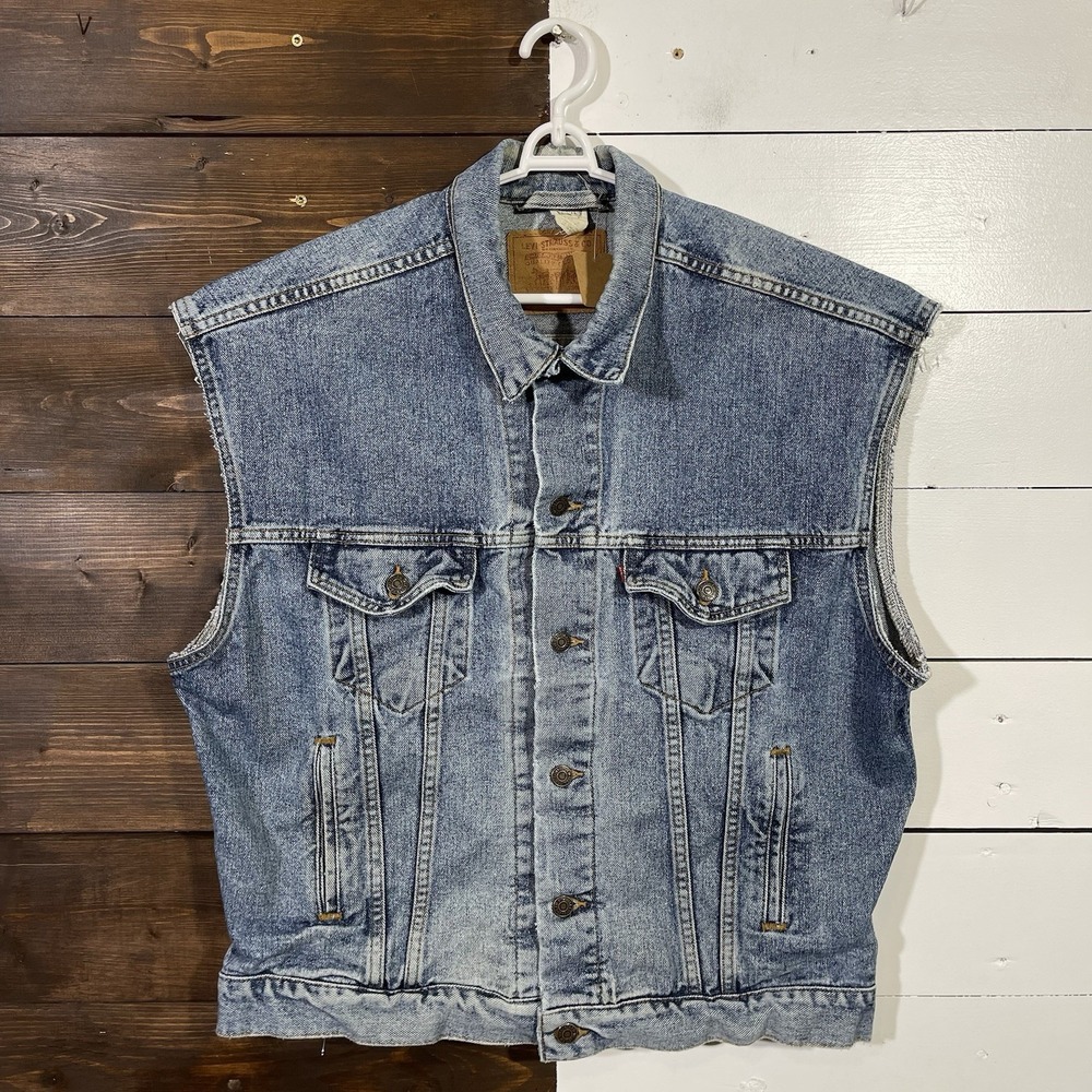 Vintage 90s Levi's Denim Vest 70507-4890